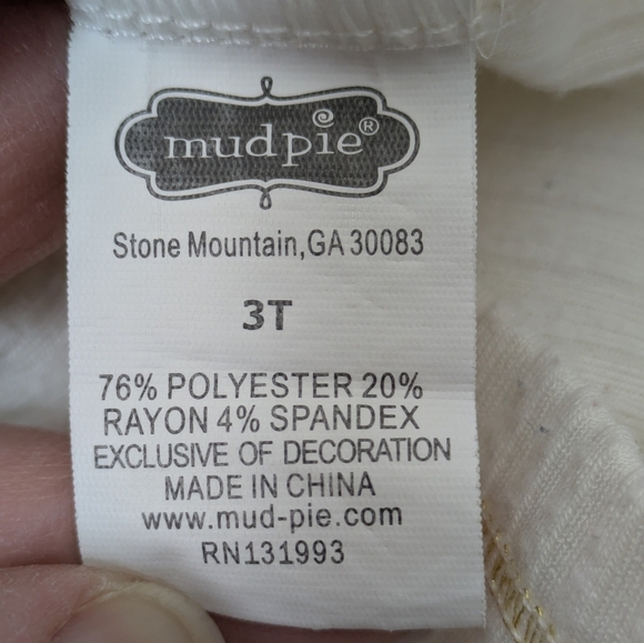 Mud Pie Turkey Thanksgiving Shirt 3T - Picture 6 of 6